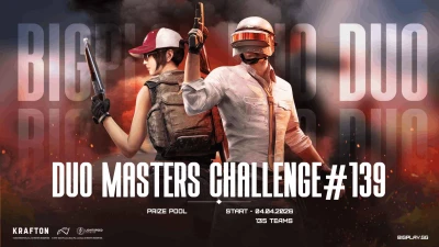 Турнир Media Duo Masters Challenge #139: PUBG Mobile по pubg mobile, формат duo, призовой фонд 1950 UC, старт 4 Апрель